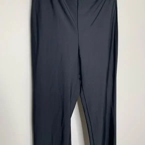 Reformation Skye Black Shiny Coated Legging Womens Medium
